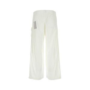 TEN C Wide Leg Cargo Pants Men WHITE